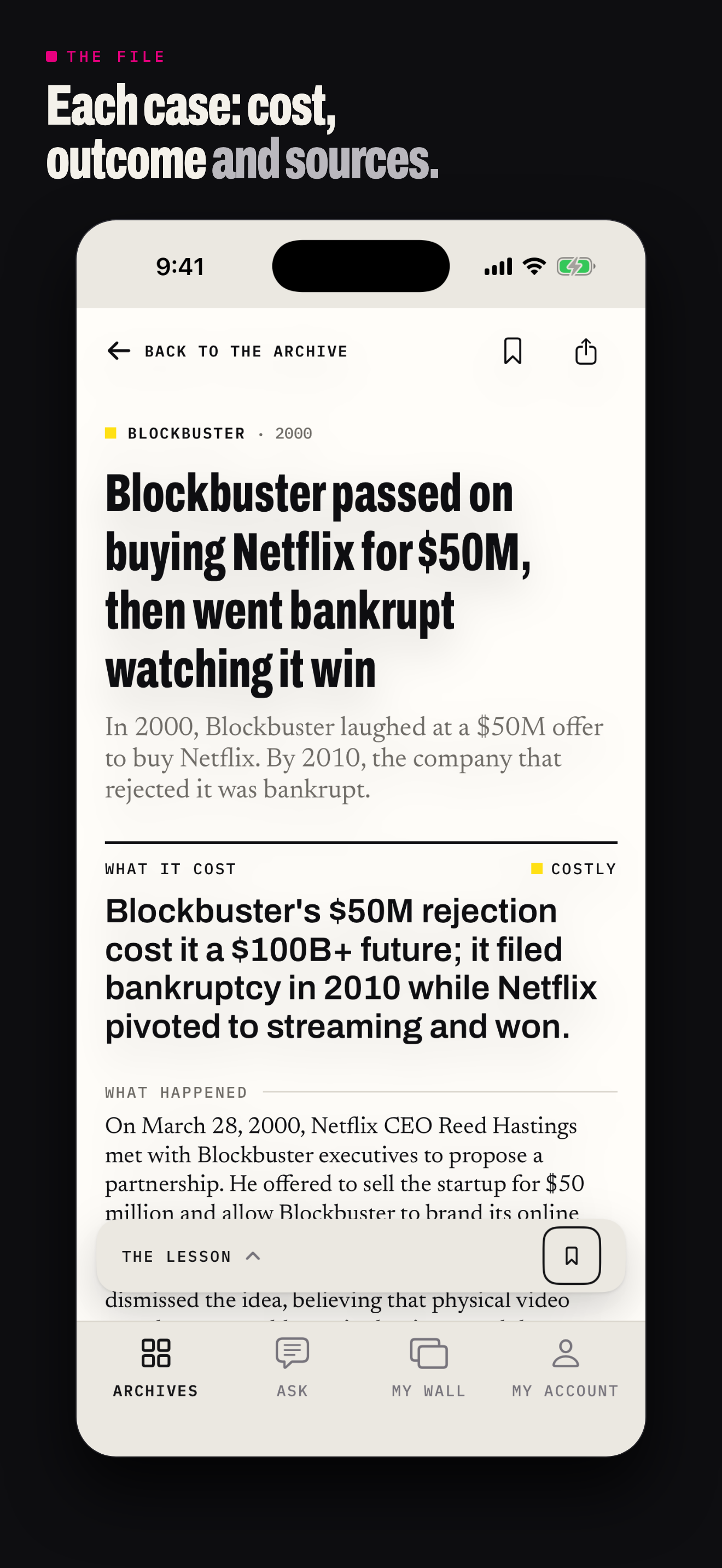 iPhone App 中的 Blockbuster 案例，包含事件经过、结果与来源